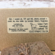 Back of Box of Goat Milk Soap Showing Ingredients Label