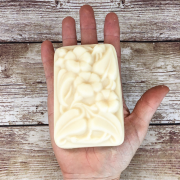 Handmade Goat Milk Soap - Honeysuckle Handcrafted Goats Milk Soap, Handmade Flower Soap for Women
