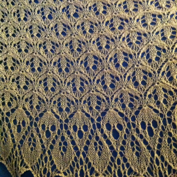 Detail, Laminaria lace shawl