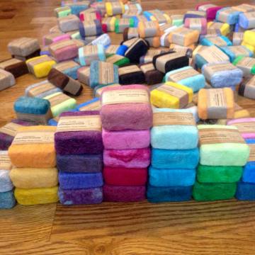 Colors Felted Soaps